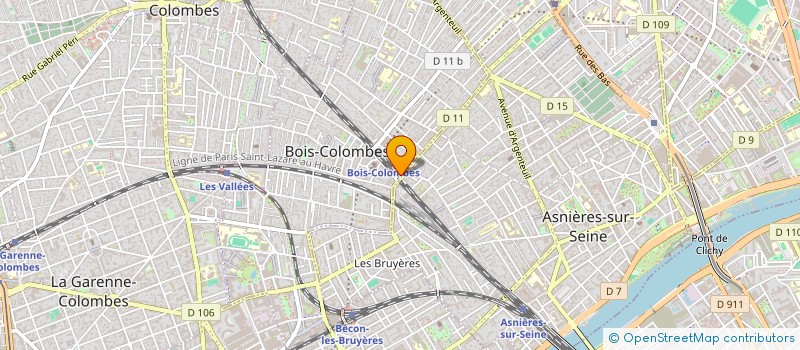 localisation de l'entreprise MONSIEUR PATRICE ROUSTIDE à BOIS-COLOMBES