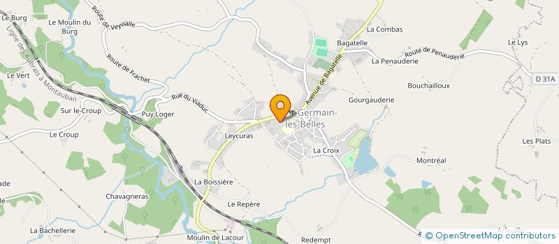 localisation de l'entreprise MONSIEUR PATRICE ROUX à LA PORCHERIE