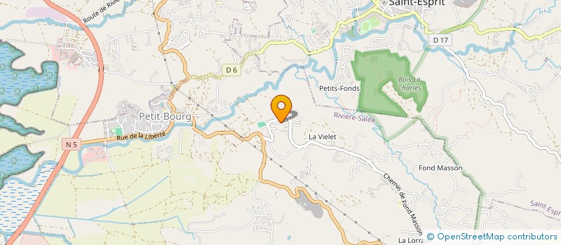 localisation de l'entreprise MONSIEUR PATRICE ROVELA  RIVIERE-SALEE