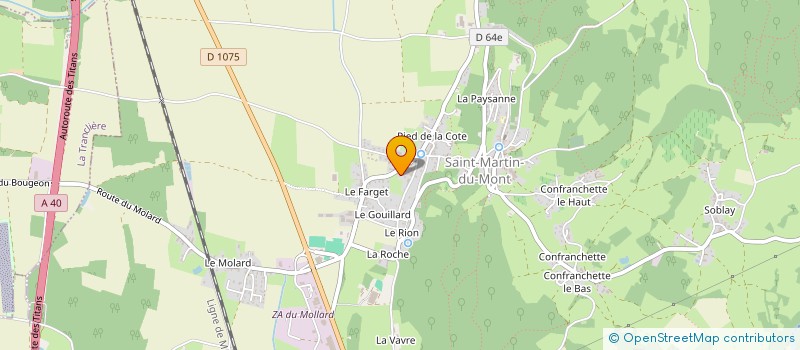 localisation de l'entreprise MONSIEUR PATRICE ROY  SAINT-MARTIN-DU-MONT