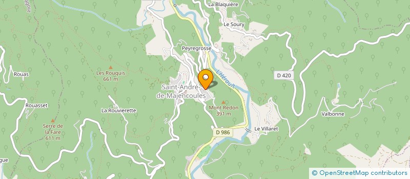 localisation de l'entreprise MONSIEUR PATRICE RUAS  SAINT-ANDRE-DE-MAJENCOULES