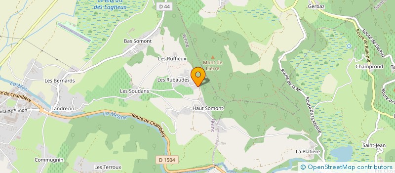 localisation de l'entreprise MONSIEUR PATRICE RUBOD DIT TRECHET à YENNE