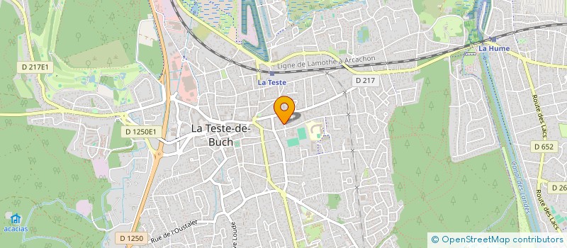 localisation de l'entreprise MONSIEUR PATRICE SABOUREAU  LA TESTE-DE-BUCH