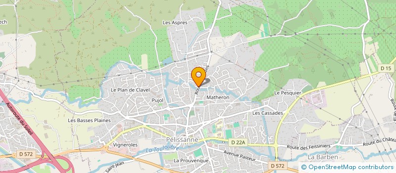 localisation de l'entreprise MONSIEUR PATRICE SAEZ  PELISSANNE