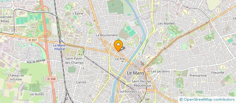 localisation de l'entreprise MONSIEUR PATRICE SAINT-VENANT à LE MANS