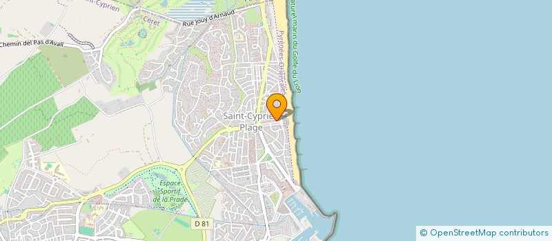 localisation de l'entreprise MONSIEUR PATRICE SANLAVILLE  ST CYPRIEN