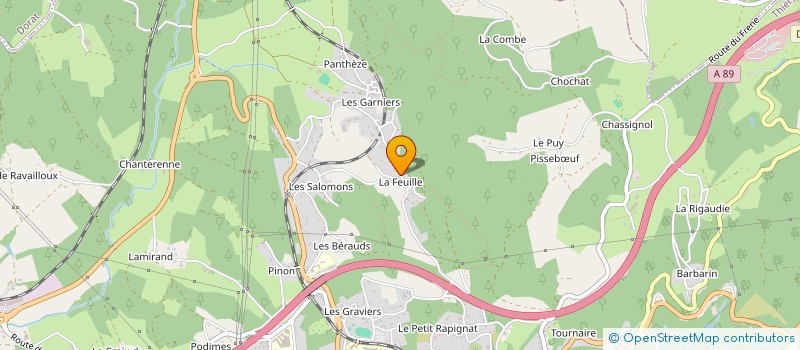 localisation de l'entreprise MONSIEUR PATRICE SANNAJUST  DORAT