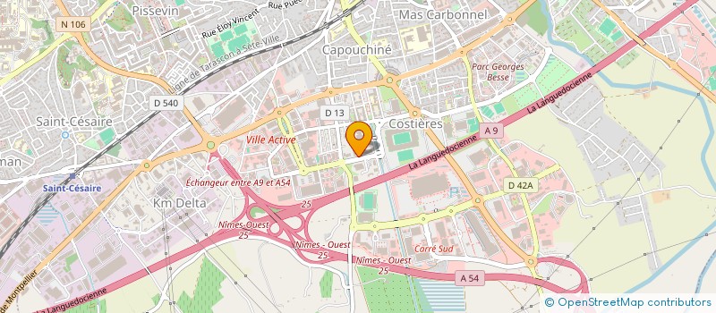 localisation de l'entreprise MONSIEUR PATRICE SAPHY  NIMES