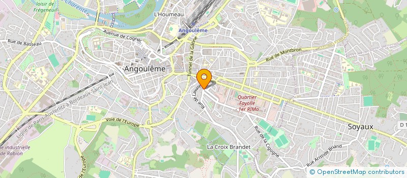 localisation de l'entreprise MONSIEUR PATRICE SAULNIER à CONFOLENS
