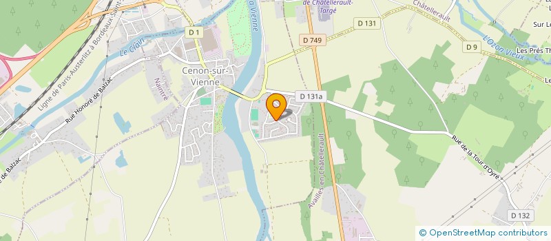 localisation de l'entreprise MONSIEUR PATRICE SAVIGNY  LA ROCHE-POSAY