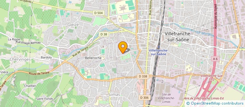 localisation de l'entreprise MONSIEUR PATRICE SEGURA à VILLEFRANCHE-SUR-SAONE
