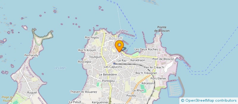 localisation de l'entreprise MONSIEUR PATRICE SEVERE  ROSCOFF