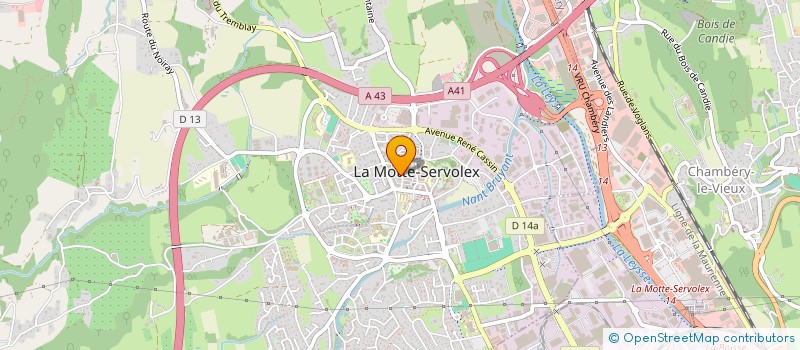 localisation de l'entreprise MONSIEUR PATRICE SIMON à LA MOTTE-SERVOLEX