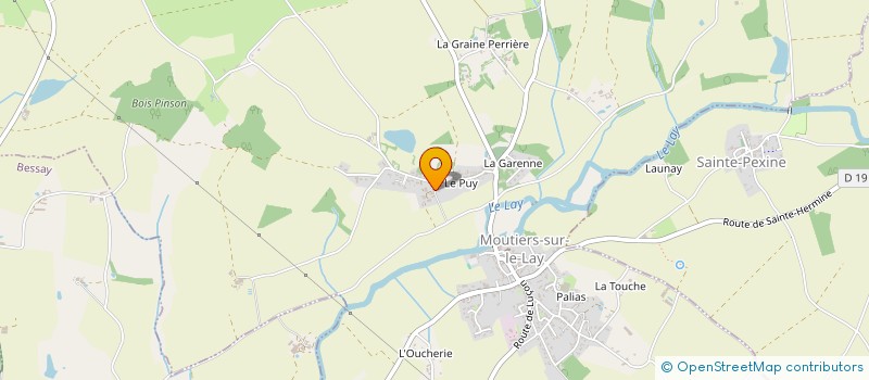 localisation de l'entreprise MONSIEUR PATRICE SIMON à MOUTIERS-SUR-LE-LAY