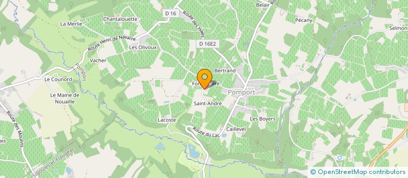 localisation de l'entreprise MONSIEUR PATRICE SIMONET à POMPORT