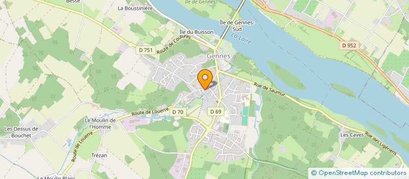 localisation de l'entreprise MONSIEUR PATRICE SOLDET  GENNES-VAL-DE-LOIRE