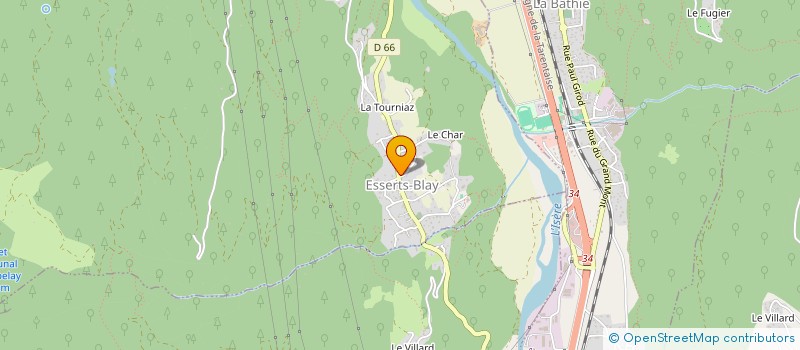 localisation de l'entreprise MONSIEUR PATRICE SONREL  ALBERTVILLE