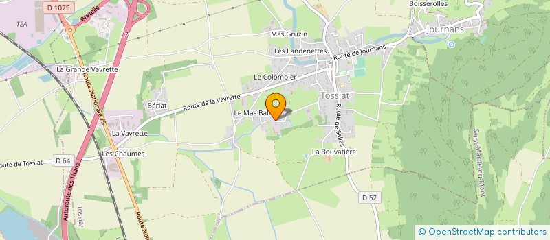 localisation de l'entreprise MONSIEUR PATRICE SOUCHOIS à TOSSIAT