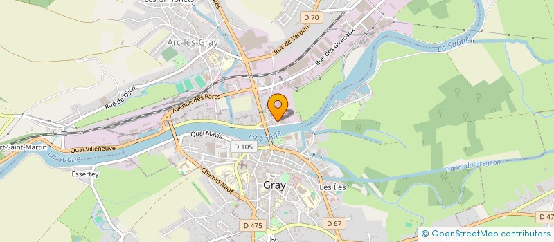 localisation de l'entreprise MONSIEUR PATRICE SOUKUP  GRAY-LA-VILLE