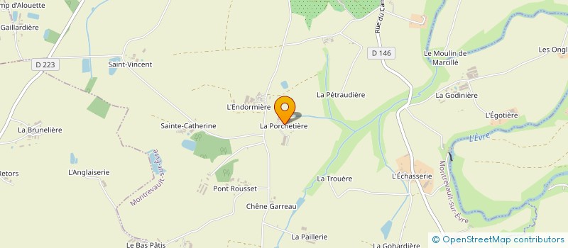 localisation de l'entreprise MONSIEUR PATRICE SOURICE à MONTREVAULT-SUR-EVRE