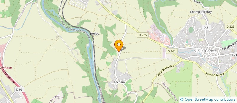 localisation de l'entreprise MONSIEUR PATRICE SOUSTRE  VIC-LE-COMTE