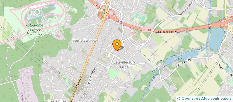 localisation de l'entreprise MONSIEUR PATRICE STUPICI à LEUVILLE-SUR-ORGE