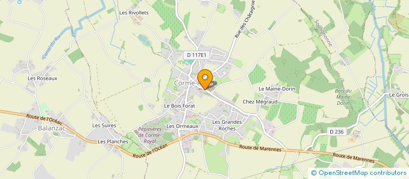 localisation de l'entreprise MONSIEUR PATRICE SUCHOCKI à CORME-ROYAL