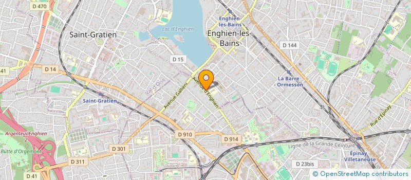 localisation de l'entreprise MONSIEUR PATRICE SUISSA  ENGHIEN-LES-BAINS