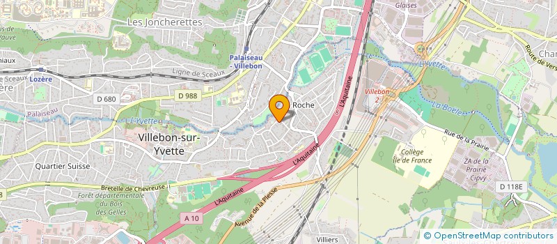 localisation de l'entreprise MONSIEUR PATRICE SURPIN  VILLEBON-SUR-YVETTE