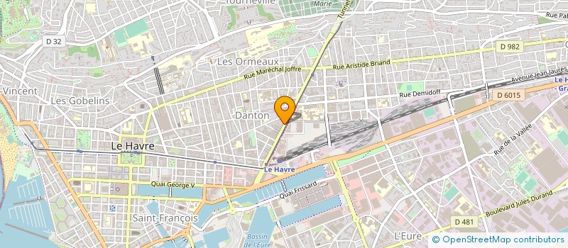 localisation de l'entreprise MONSIEUR PATRICE SUZZI  LE HAVRE