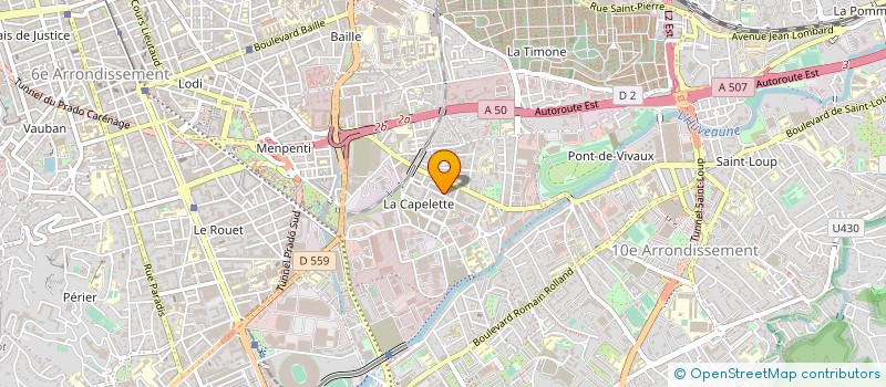 localisation de l'entreprise MONSIEUR PATRICE TAFFIN à MARSEILLE