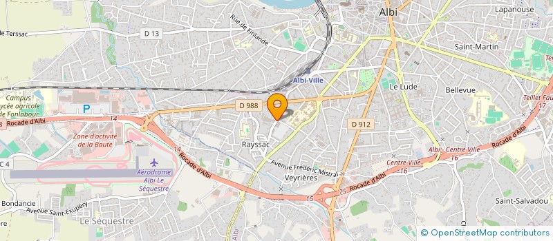 localisation de l'entreprise MONSIEUR PATRICE TARROUX à ALBI