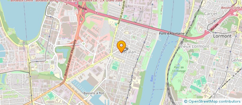 localisation de l'entreprise MONSIEUR PATRICE TAVERNIER à BORDEAUX