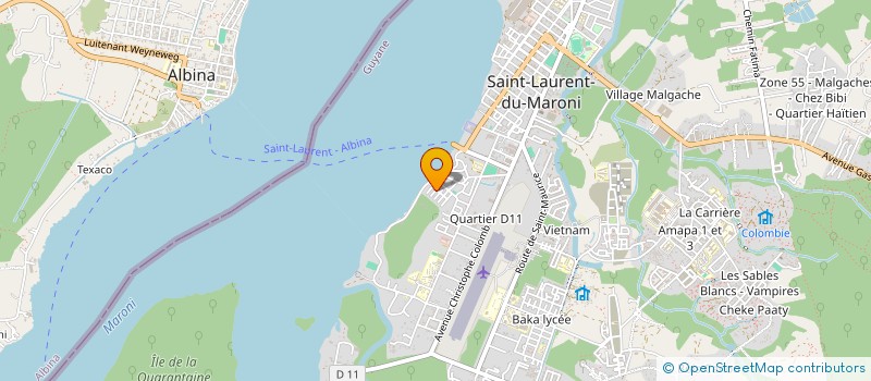 localisation de l'entreprise MONSIEUR PATRICE TEMPICO à SAINT-LAURENT-DU-MARONI