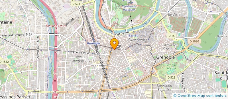 localisation de l'entreprise MONSIEUR PATRICE TERRONE  GRENOBLE