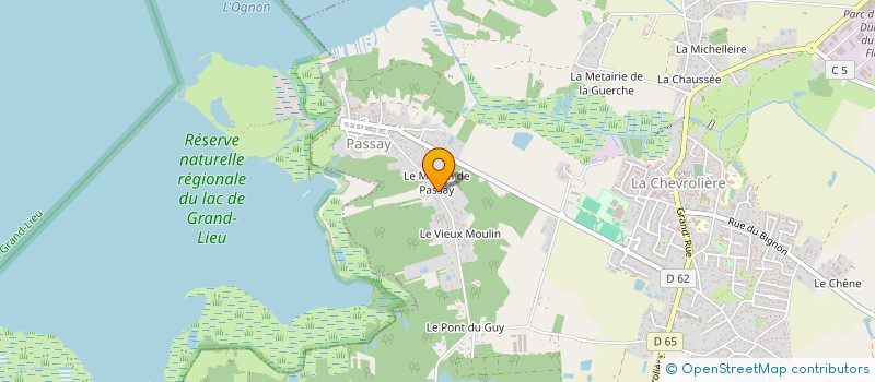 localisation de l'entreprise MONSIEUR PATRICE TESTART  LA CHEVROLIERE