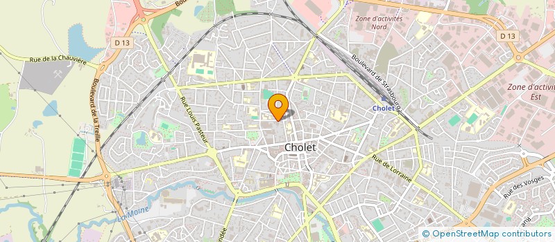 localisation de l'entreprise MONSIEUR PATRICE THARREAU à CHOLET