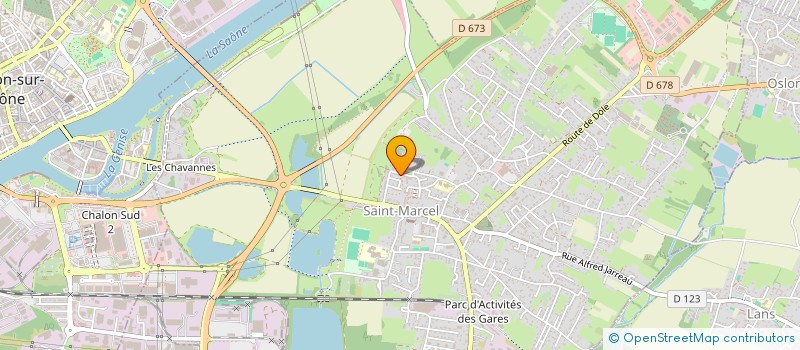 localisation de l'entreprise MONSIEUR PATRICE THAVOT  SAINT-MARCEL