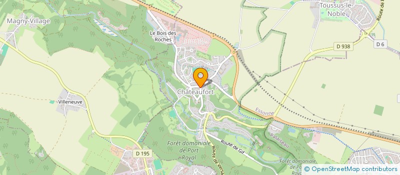 localisation de l'entreprise MONSIEUR PATRICE THERRE à CHATEAUFORT