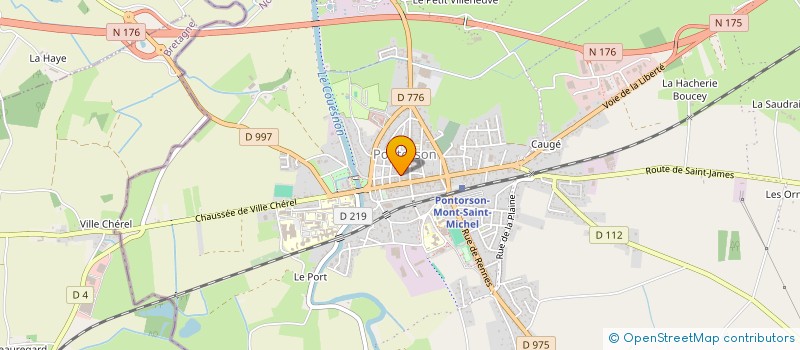 localisation de l'entreprise MONSIEUR PATRICE THIERY  PONTORSON