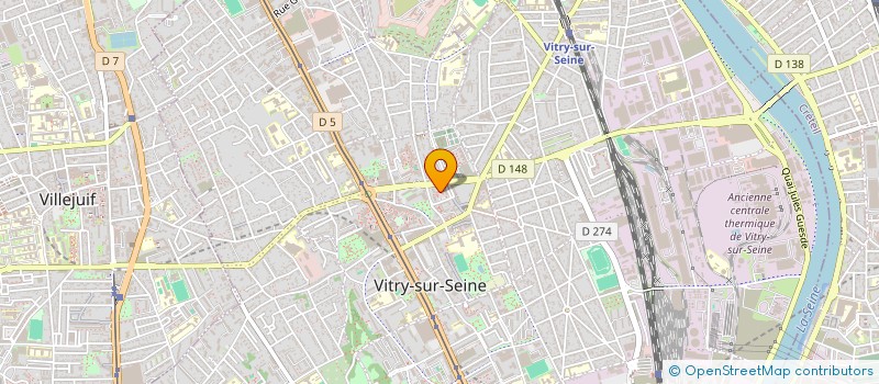 localisation de l'entreprise MONSIEUR PATRICE THIMA à VITRY-SUR-SEINE
