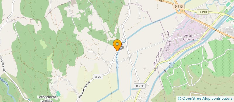 localisation de l'entreprise MONSIEUR PATRICE THIRION à CORNILLON-CONFOUX