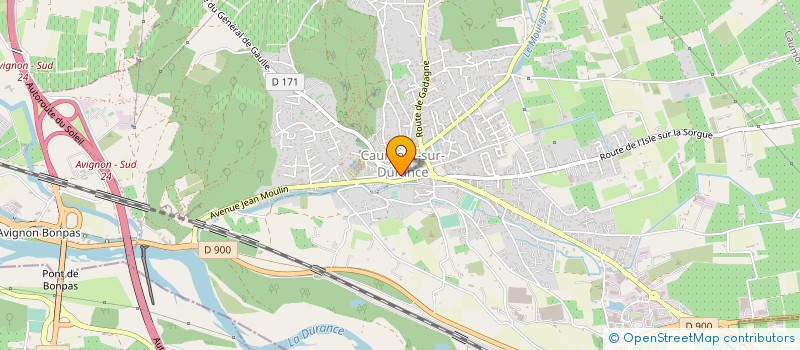 localisation de l'entreprise MONSIEUR PATRICE THUDEROZ à CAUMONT-SUR-DURANCE