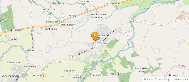 localisation de l'entreprise MONSIEUR PATRICE THUOT  LANMERIN