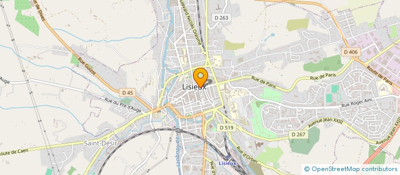 localisation de l'entreprise MONSIEUR PATRICE TILLAUX  LISIEUX