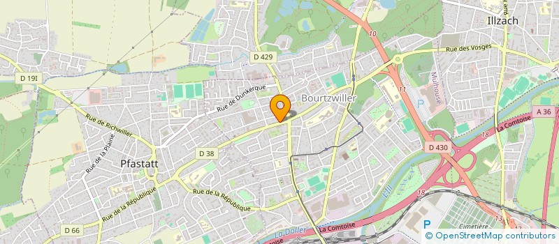 localisation de l'entreprise MONSIEUR PATRICE TISCHNER  MULHOUSE