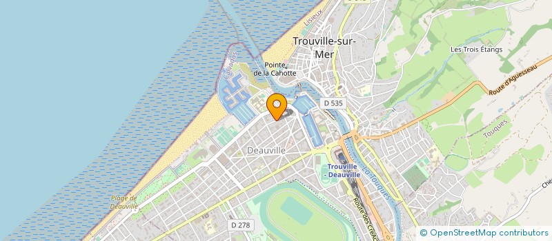 localisation de l'entreprise MONSIEUR PATRICE TRANCART  DEAUVILLE