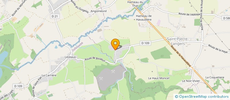 localisation de l'entreprise MONSIEUR PATRICE TRECHE  SAINT-PIERRE-LANGERS