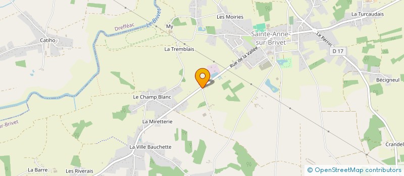 localisation de l'entreprise MONSIEUR PATRICE TREGRET à SAINTE-ANNE-SUR-BRIVET
