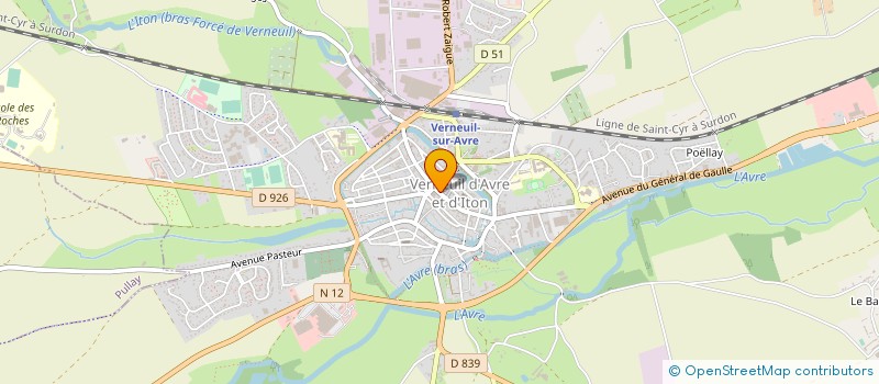 localisation de l'entreprise MONSIEUR PATRICE TREMBLAY  VERNEUIL D'AVRE ET D'ITON